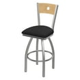 thumbnail image 2 of 830 Voltaire 30" Swivel Counter Stool with Pewter Finish, Medium Back and Graph Cork Seat, 2 of 2