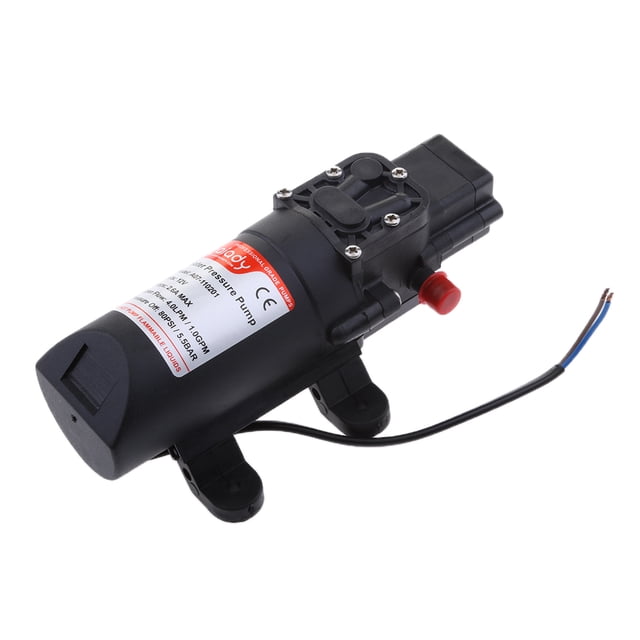 Bomba de Diafragma de Presión de Agua 12V 80 PSI 4 LPM para Barco Marino Sunnimix Bomba de diafragma de presión de agua