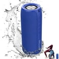 thumbnail image 1 of Blue Portable Speaker With Bluetooth 5.0 And 5W Dual Drivers For Surround Sound Experience, 1 of 8