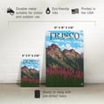 thumbnail image 5 of Frisco, Colorado, Fireweed and Mountains (12x18 Aluminum Art, Indoor Outdoor Metal Sign Decor), 5 of 5