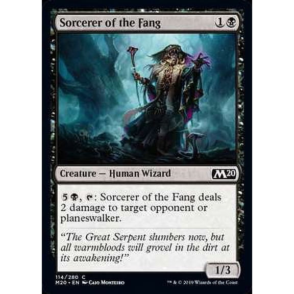 MtG Core Set 2020 Sorcerer of the Fang #114
