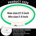 thumbnail image 3 of 3 Pcs LED Pet Collar  Light Up Dog Collars  USB Rechargeable Water Resistant  Outdoor Cuttable Glowing Necklace, 3 of 7