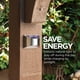thumbnail image 4 of Lámpara LED solar impermeable para exteriores, con sensor de luz, para instalación en pared, jardín, patio, hogar o granja (plateada), 4 of 8