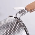 thumbnail image 4 of Stainless Steel Strainer With Wooden Handle Fine Mesh Food Strainer For Pasta And Ravioli Triangular Kitchen Filter Kitchen under 10 Net Cup for Squish Strainer Catchers Fr The Biz Cup Dishwasher Mesh, 4 of 4