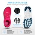 thumbnail image 5 of Fidabo Wide Toe Box Walking Shoes for Women, Zero Drop Arch Sneakers, Breathable Cushioned & Non-Slip, Sports Shoes for Running, Tennis, & Fitness, 5 of 8