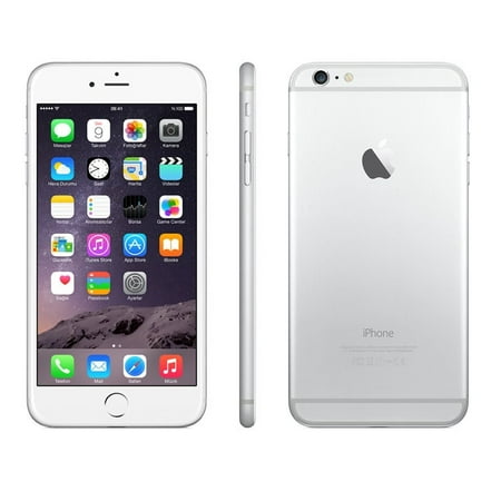 Apple iPhone 6 Plus 128GB Unlocked GSM 4G LTE Dual-Core Phone w/ 8MP Camera - Silver (Refurbished)