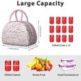 thumbnail image 5 of Insulated Lunch Bag Women, Reusable Axolotl Kawaii Cartoon Tote Lunch Box, Leakproof Cooler Lunch Bags for Work Office Travel Picnic, 5 of 6
