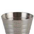 thumbnail image 3 of Worallymy Measuring Shot Cup Ounce Jigger Bar Drink Mixer Liquor Measuring Cup Measurer Milk Coffee Mug Stainless Steel, 3 of 9