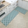thumbnail image 4 of Famyfamy Kitchen Mat For Bedroom Living Room Doormats Waterproof Oilproof Non-Slip PVC Foam Beautiful Light Gray 1 Pc New Carpet, 4 of 16