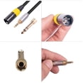 thumbnail image 3 of Cable Macho de 3,5 mm de Hombre A 3 Pines XLR, Macho de 3.5 mm A XLR Cable Hifi Gold Stereo para una una una Batidora para Micrófono Inalámbrico, 3 of 7
