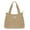 Khaki, variant on HAWEE Canvas Tote Bag for Women Daily Work Handbag Casual Zip Top Shoulder Bag for Shopping Business Travel, Gray