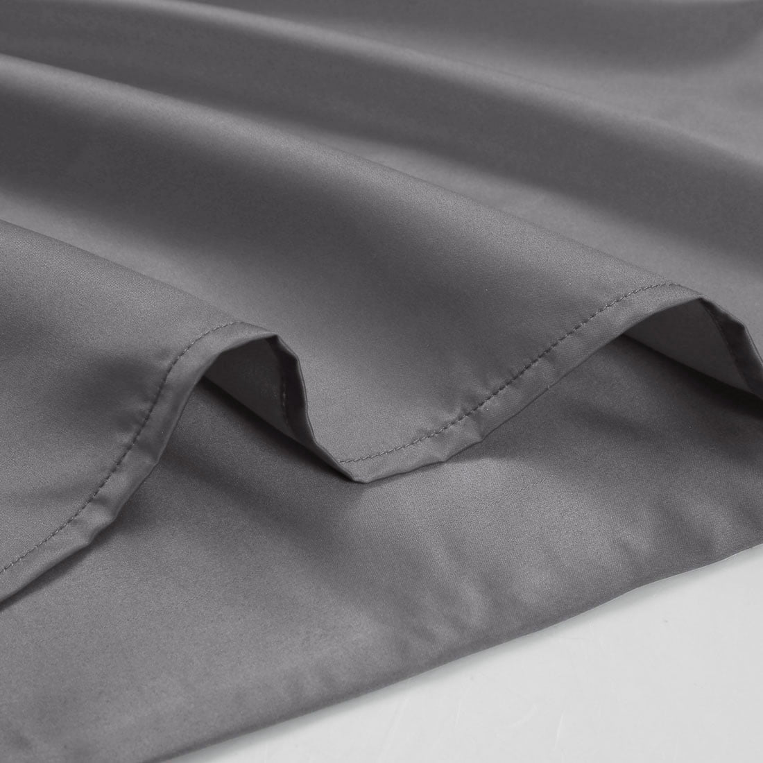 Unique Bargains Luxury Silky Satin Body Pillow Case Gray 20" x 60"