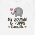 thumbnail image 4 of Inktastic Grammy and Poppy Love Me Grandchild Boys or Girls Baby Bodysuit, 4 of 5