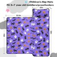 thumbnail image 5 of Halloween Cat Purple Pattern Teens Toddler Nap Mat with Pillow, Sleeping Mat Bag for Preschool Daycare 59"x22", 5 of 6