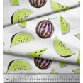 thumbnail image 3 of Soimoi Cotton Poplin Fabric Watermelon Fruits Print Fabric by Yard 56 Inch Wide, 3 of 3