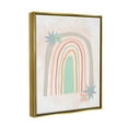 thumbnail image 3 of Stupell Whimsical Wavy Rainbow Star Shapes Landscape Painting Gold Floater Framed Art Print Wall Art, 3 of 6