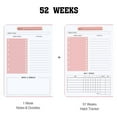 thumbnail image 2 of Undated Weekly Planner, Weekly To Do List Notebook with Goal & Habit Organizer, A5 Weekly Planner Notebook with Spiral Binding, 5.8" x 8" - Black Goal Calendar, 2 of 9