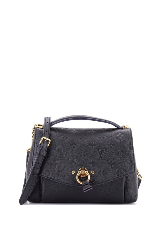 Pre-Owned Blanche Handbag Monogram Empreinte Leather BB By Rebag