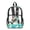 Turtle Flower Palm Leaves, variant on Xoenoiee Corgi Dog Paw Bone Print Kids Clear Backpack for Girls See Through Preschool Kindergarten Elementary School Backpack Transparent Bookbag Schoolbag Daypack with Adjustable Padded Straps
