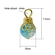 thumbnail image 2 of 50 piezas de abalorios de de colgante colgante DIY artesanía hallazgos joyería, 2 of 8