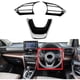 thumbnail image 3 of Para Yaris 2020 2021, ABS, negro brillante, cubierta de volante interior de coche, molduras decorativas, estilo, 3 of 5