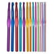 thumbnail image 1 of sweethay 1 Juego de agujas de tejer, suministros de costura coloridos de un solo extremo, accesorio para el hogar, aparato tejido fácil de agarrar, Artesanía 001 Modell 14PCs sweethay TO008170-02, 1 of 6