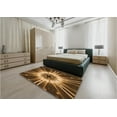 thumbnail image 4 of Ahgly Company Indoor Rectangle Patterned Carrot Orange Area Rugs, 3' x 5', 4 of 6