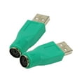 thumbnail image 7 of 2 Packs Female to USB Male Converter Adapter for Mouse and Keyboard, Green, 7 of 7