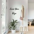 thumbnail image 3 of Lifetechs Love You Bye Sign Wooden Wall Art Sign Love Themed Entryway Wall Decoration for Home Valentine's Day Hallway Foyer Decor Housewarming Gift, 3 of 8