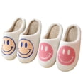thumbnail image 4 of PacificPlex Slippers Womens Happy Face 5-6, Pink, 4 of 7