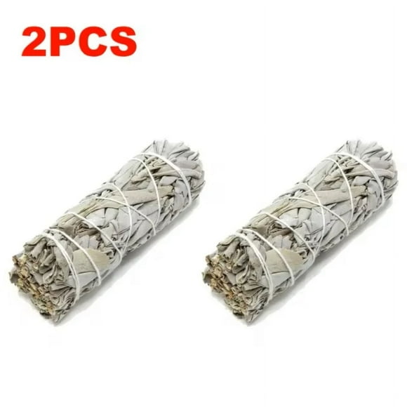 4in Pau Santo White Sage Bundle California Smudge Stick Wand for Spiritual Incense Sticks Burning Aromatherapy Energy Cleansing