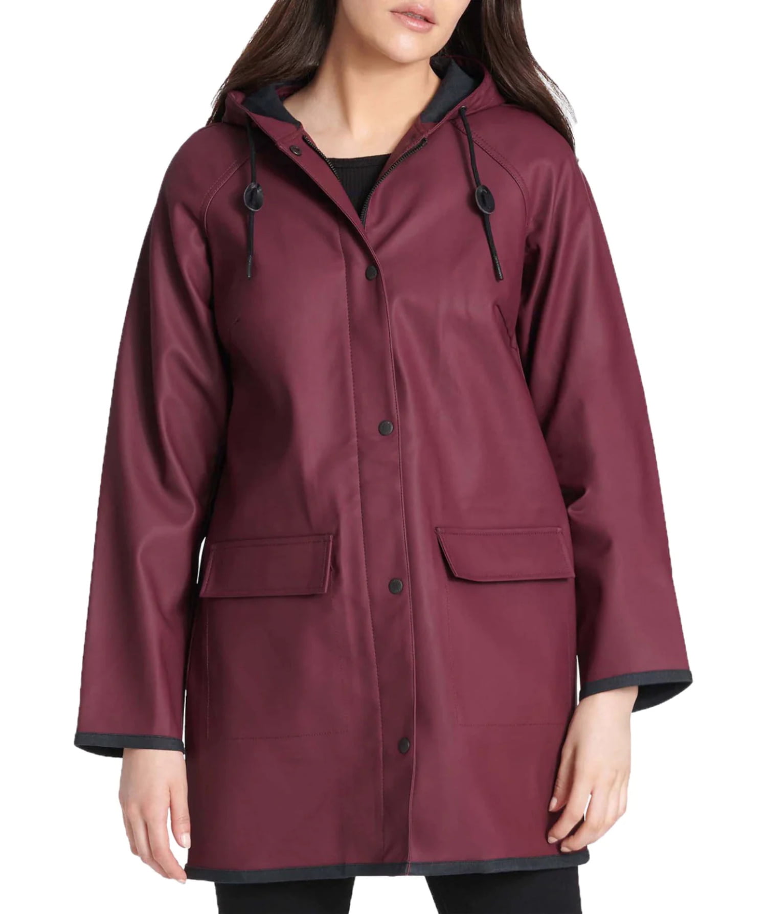 Maroon Khaki Raincoat Womens Kirkland Signature Womens Water