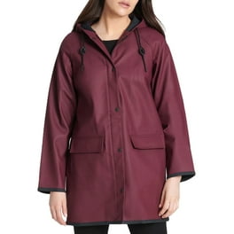 Ellen Tracy womens Medium Rain Coat XS Blue Walmart