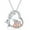 Sisters 2, variant on Midir&Etain Cute Animal Necklace for Women 925 Sterling Silver Animal Pendant Jewelry Christmas Birthday Gifts for Daughter