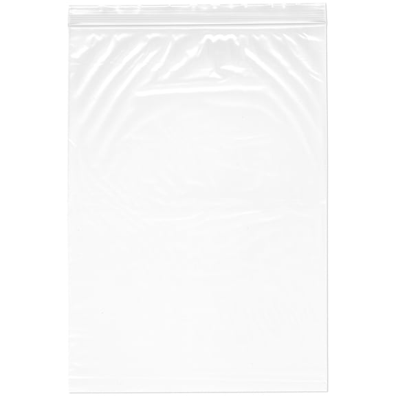 Plymor 10" x 14" (Pack of 100), 2 Mil Zipper Reclosable Plastic Bags