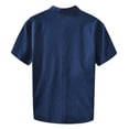 thumbnail image 6 of Men's Summer Linen Short Sleeve Casual Half Button Shirt - Breathable & Stylish, 6 of 7