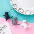thumbnail image 4 of MINI llavero de gato lindo de dibujos animados para mujer, llavero de gato lindo, llavero de gato creativo Kawaii, llavero de coche para mujer, accesorios colgantes, regalos DIY, 1-5 piezas, 4 of 4
