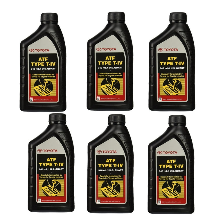 Toyota, Automatic Transmission Fluid Oil, T-IV, Set of 6