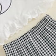 thumbnail image 6 of HCNTES Baby Girl Clothes Baby Toddler Girl Halloween Outfits 6 12 18 24 Month 2T 3T 4T Pumpkin Embroidery Short Sleeve Round Neck Tops and Flared Pants Clothes Set, 6 of 9