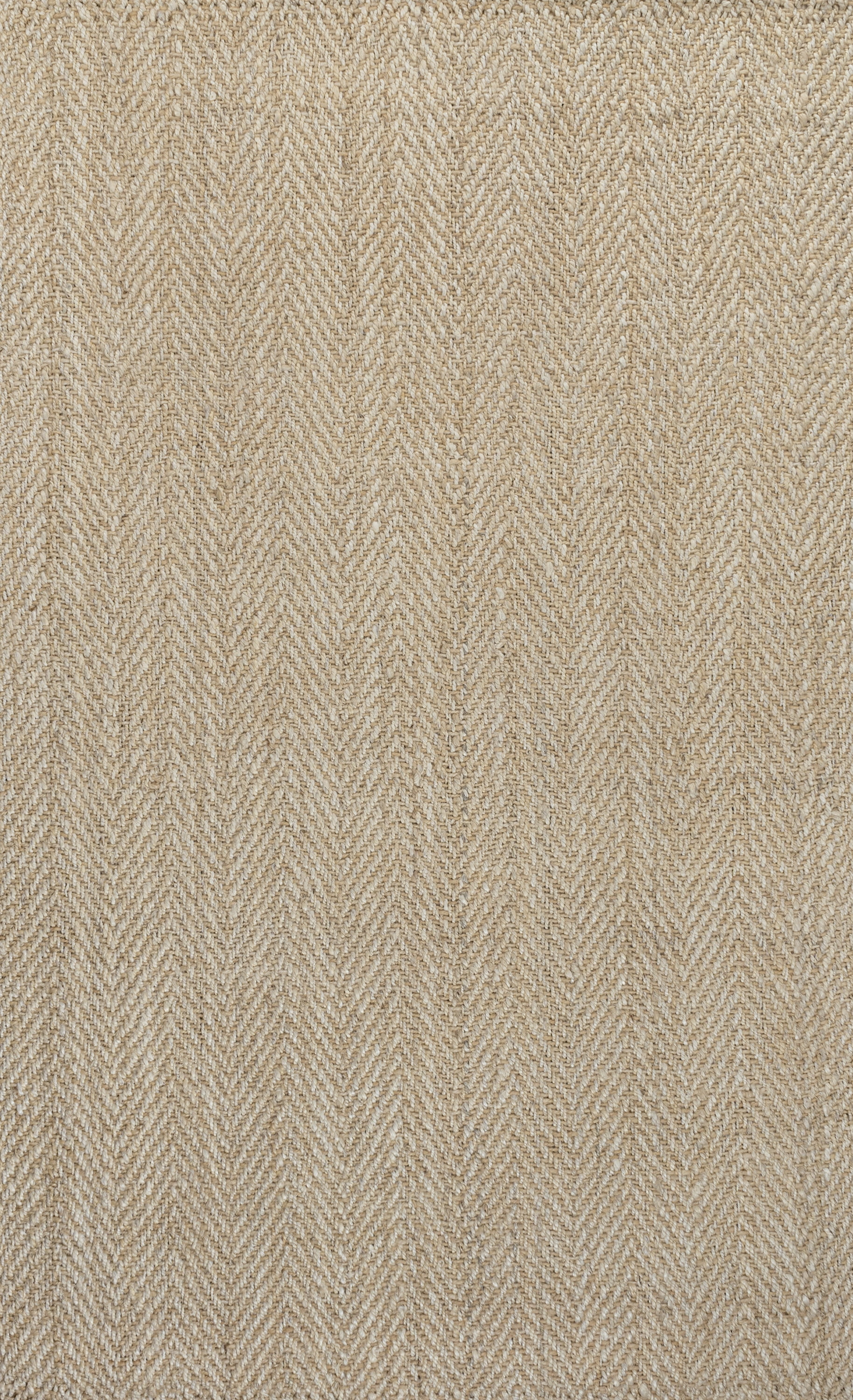 JONATHAN Y NATURAL FIBER 3 x 5 Area Rug, Espina Hand Woven Herringbone Chunky Jute - Ivory, NFR101B-3