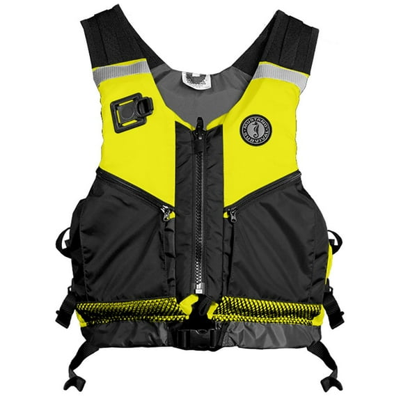 Mustang Survival Mustang Survival Operations Support Water Rescue Vest ~ Black/Ansi