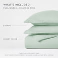 thumbnail image 4 of Comfort Canopy - Ultra Soft & Breathable - Duvet Cover Set with Shams, King/CalKing, Aqua, 4 of 11