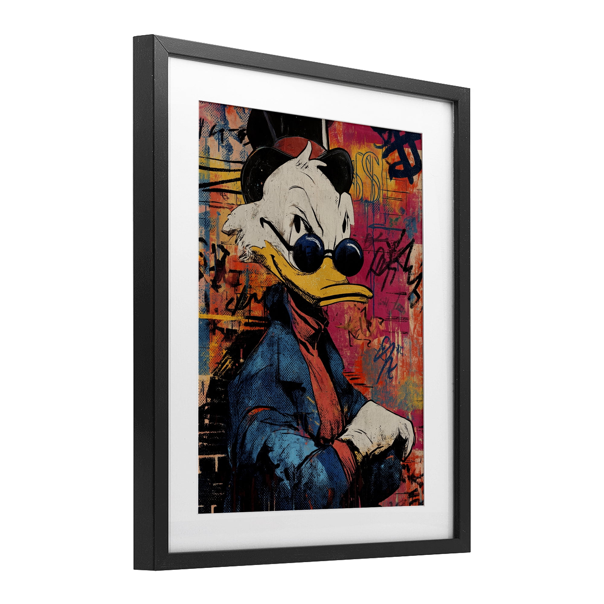 Stupell Industries Pop Style Cartoon Riches Black Framed Print Under Glass, design by Svetlana Aleynikova