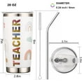 thumbnail image 2 of Teacher Gifts For Women - Teacher Appreciation Gifts -End of Year Teacher Gifts - Teacher Gifts From Student-Christmas Gifts For Teacher-Cute Idea for Appreciation Week,Virtual Teaching.（tumbler-3）, 2 of 5