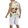thumbnail image 2 of Sikiie Vintage Bike Flower Butterfly Basketball Jersey Reversible Men's Mesh Athletic Sports Shirts Training Practice S-4XL4X-Large, 2 of 6