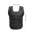 thumbnail image 3 of Chaleco con peso ajustable, chaleco con peso para gimnasio, chaleco con peso para hombres y mujeres, chaleco con peso para correr, gimnasio y entrenamiento de fuerza, 3 of 4