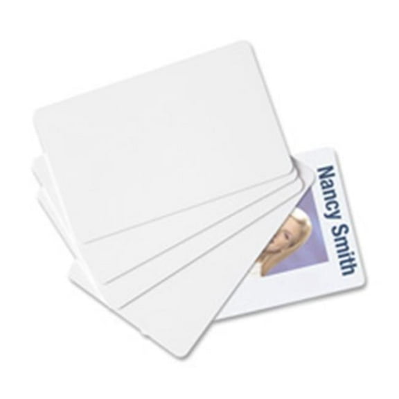 SICURIX CR 80 Blank ID Cards 30 mil 100 Pack WHITE ()