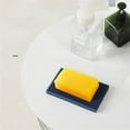 thumbnail image 5 of Worallymy Portable Bathroom Double Sided Brush Washing Drain Soap Box Holder Dish Case Container, 5 of 9