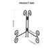 thumbnail image 2 of Soporte de Placas de Metal Uxcell 2 Pack - Soporte Decorativo de Placas de Hierro de 6 Pulgadas para Placas de 8 Pulgadas y Marcos de Fotos, Negro, 2 of 6