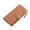 Brown, variant on Kcolen Stylish Tri-Fold Zipper Clutch Purse for Women Long Fashion Wallet with Secure Compartment